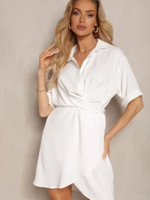 Biała Sukienka Aesades retro & icone