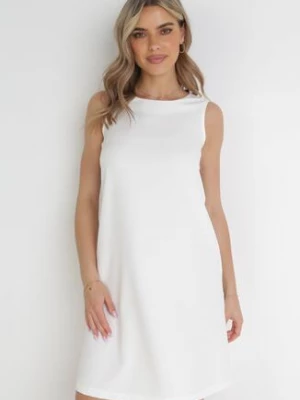 Biała Sukienka Alvid
