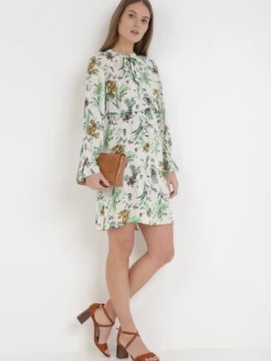 Biała Sukienka Ashinix j&x