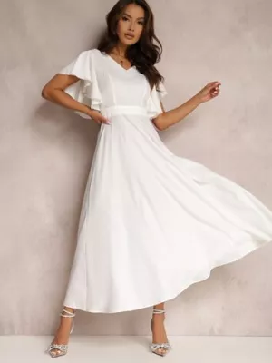 Biała Sukienka Bouchard