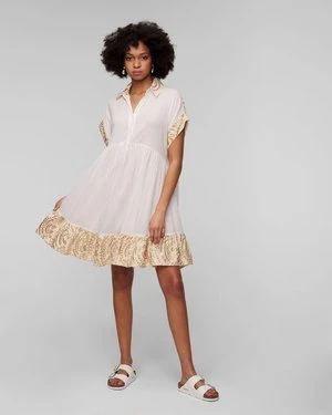 Biała Sukienka Damska Kori