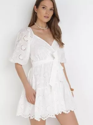 Biała Sukienka Daphlenia