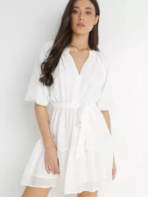 Biała Sukienka Hyromela