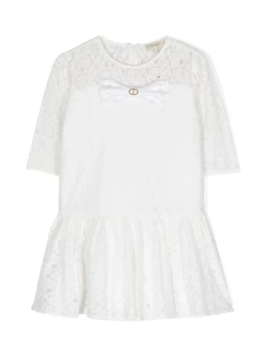 Biała Sukienka Komplet Elegancka Twinset