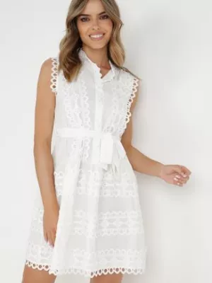 Biała Sukienka Lastharpia elsa.m by may