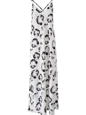 Biała Sukienka Longuette dla Nowoczesnej Kobiety YES ZEE