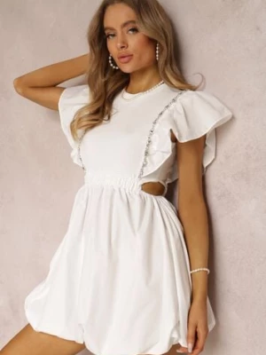 Biała Sukienka Naeseris elsa.m by may