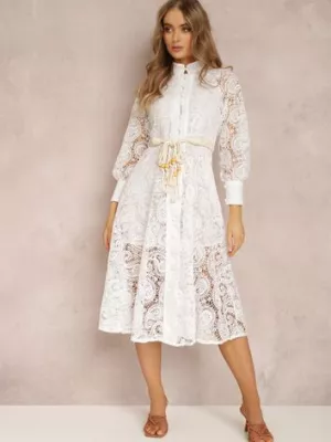 Biała Sukienka Palestra elsa.m by may