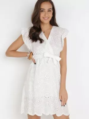 Biała Sukienka Telephei