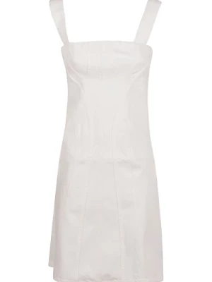 Biała Sukienka z Denimu dla Modnych Kobiet Stella McCartney