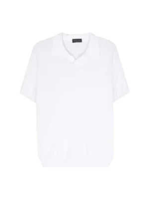 Biała T-shirty i Pola Kolekcja Roberto Collina