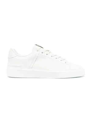 Białe B-Court Sneakers Balmain