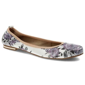 Białe Baleriny La'Viano Eleganckie Buty Damskie La’viano