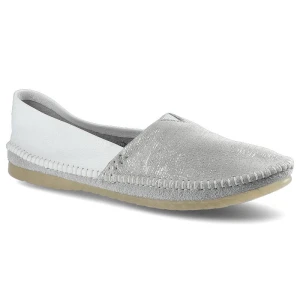 Zdjęcie produktu Białe Baleriny Maciejka Damskie Stylowe Półbuty