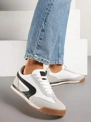 Biało-Szare Basicowe Sneakersy Ellimira gowin