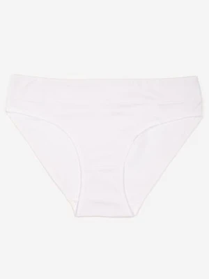 Białe Bawełniane Majtki o Kroju Fig Conevia love magnolia