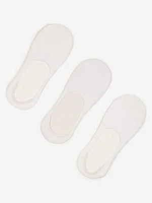 Białe Bawełniane Skarpety Typu Stopki Folienne vico