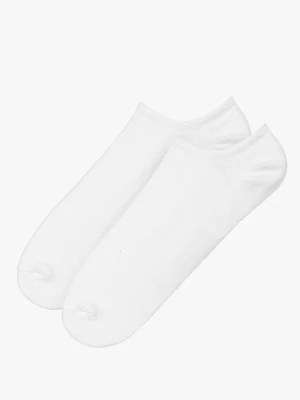 Białe bawełniane stopki damskie Ryłko