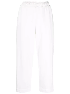 Białe Bawełniane Sweatpants dla Kobiet Proenza Schouler