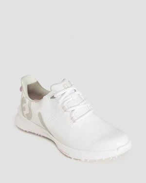 Białe buty golfowe damskie FootJoy WN FJ Fuel