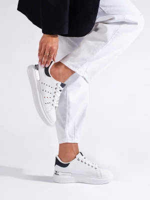 Białe buty sportowe sneakersy na grubej podeszwie Shelovet Merg