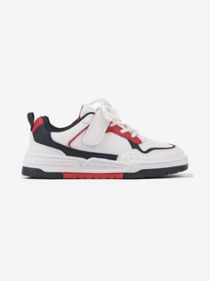 Białe Buty Sportowe Sneakersy na Grubej Podeszwie z Zapięciem na Rzep Avasoni