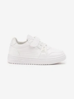 Białe Buty Sportowe Sneakersy z Ozdobną Aplikacją Venlorie tom.m