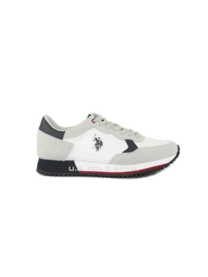 Białe Casualowe Sneakersy dla Mężczyzn U.s. Polo Assn.