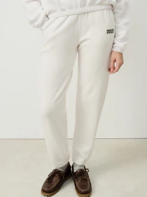 BIAŁE DRESY JOGGERY NA GUMCE AMERICAN VINTAGE