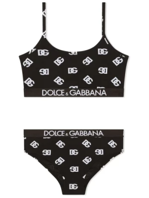 Białe Dziecięce Bielizna, Wygodne i Oddychające Dolce & Gabbana