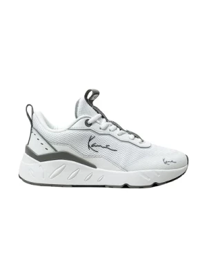 Białe Hood Runner Sneakers Model 1080391 Karl Kani