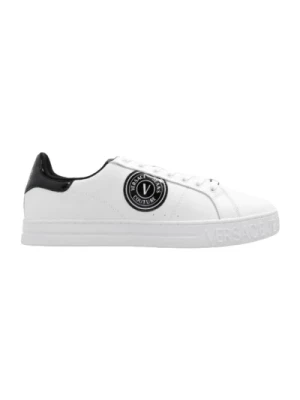 Białe Jeans Couture Sneakers Versace