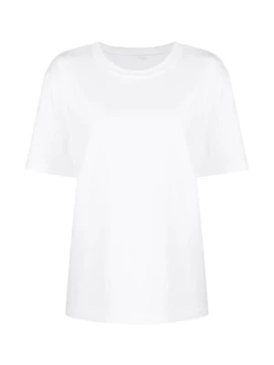 Białe koszulki z logo wypukłym Alexander Wang