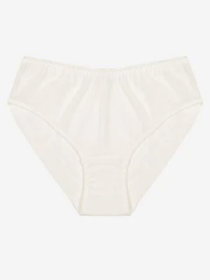 Białe Majtki Figi z Paskami Ranttes finella