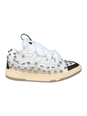 Białe Mesh Sneakers Stylowe Wygodne Lanvin