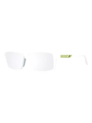 Białe Męskie Okulary Przeciwsłoneczne z Efektem Lustrzanym Adidas