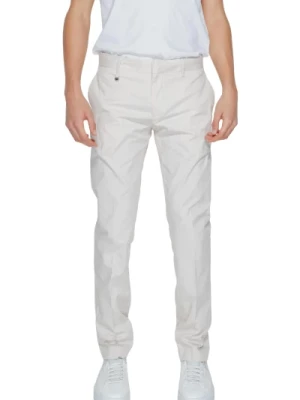 Białe męskie spodnie z zamkiem Antony Morato
