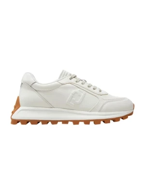 Białe Minimalistyczne Sneakersy Liu Jo
