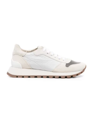 Białe Modne Sneakersy dla Kobiet Brunello Cucinelli