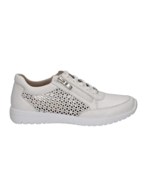 Białe Nappa Sneakersy dla Kobiet Caprice