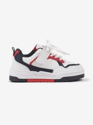 Białe Płaskie Buty Sportowe Sneakersy ze Sznurowaniem i Perforacją Avarille