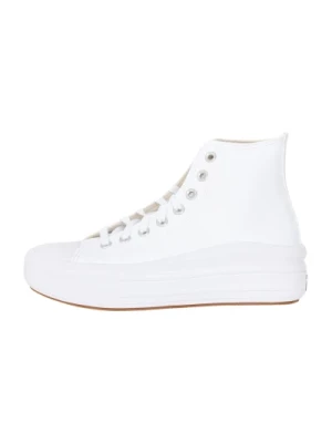 Białe Platformowe Sneakersy Converse