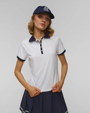 Białe Polo Damskie Varley Wisley Performance Polo