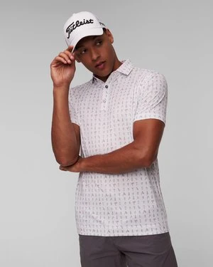 Białe polo męskie FootJoy Eu The 19th Hole