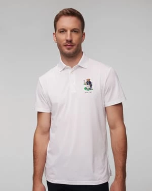 Białe Polo Męskie Ralph Lauren Rlx Golf RLX Ralph Lauren