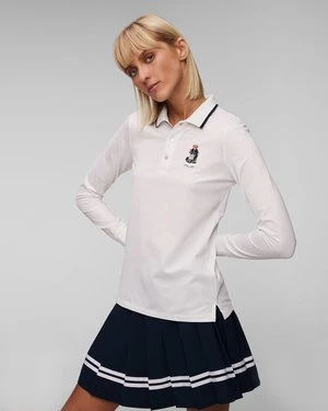 Białe Polo Z Długim Rękawem Damskie Ralph Lauren Rlx Golf RLX Ralph Lauren