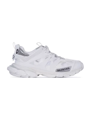 Białe refleksyjne buty Track Balenciaga