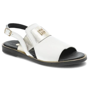 Zdjęcie produktu Białe Sandały Armodo Eleganckie Obuwie Damskie