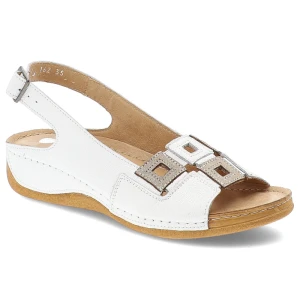 Białe Sandały Armodo Modne Obuwie Damskie