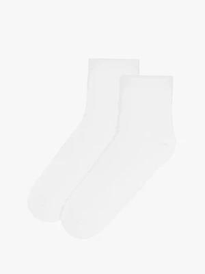 Białe skarpetki damskie za kostkę Ryłko